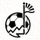 世界杯角球数据网 logo 图标，绿色图标，绿色主色调